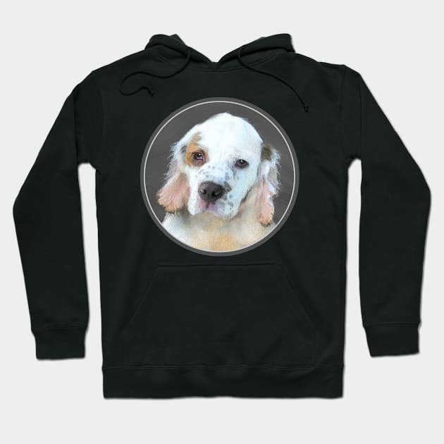 Clumber Spaniel Puppy Hoodie by Alpen Designs